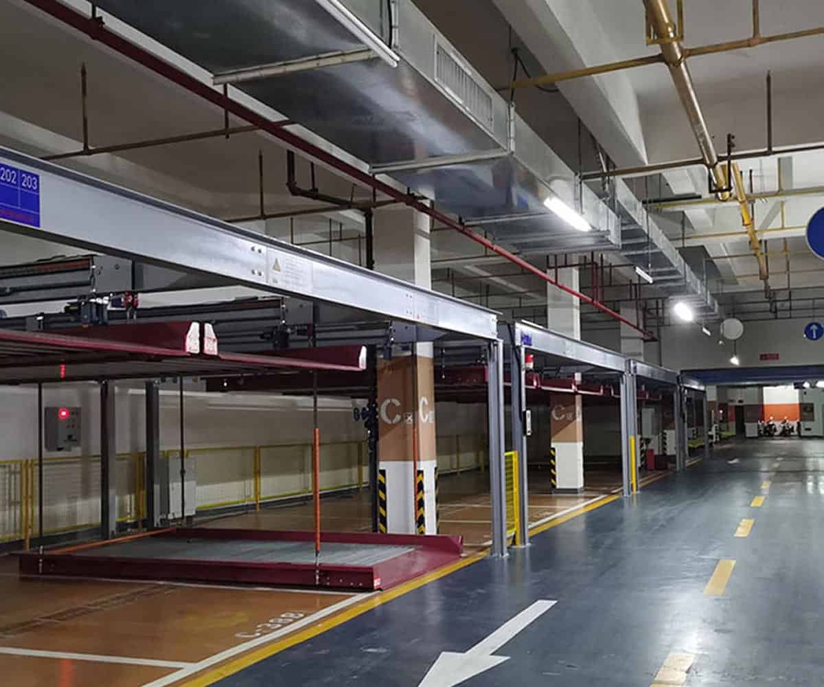 地下室簡易類機械停車位改造